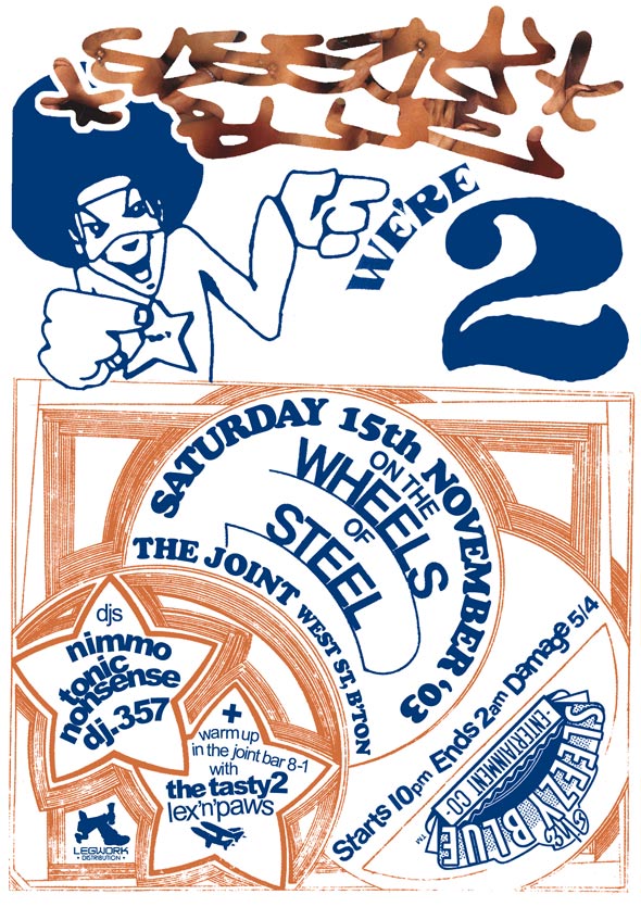 sleezy blue 2nd birthday